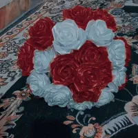 شاخه گل صنم|گل مصنوعی|میبد, |دیوار