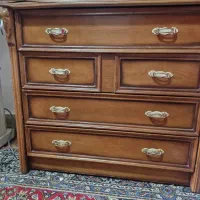 کمد و میز ارایش دراور چوب گردو