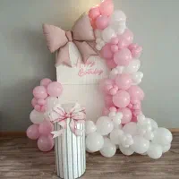 تم کامل تولدو بادکنک آرایی/عروسک تنپوش عروسکی/دیجی