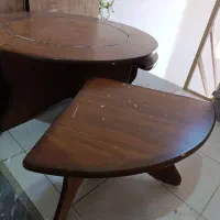 میز گرد یک عدد بزرگ ۴عدد کوچک|مبلمان خانگی و میز عسلی|سهند, |دیوار