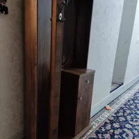 جاکفشی چوبی بسیار تمیز|جاکفشی، کمد، دراور|سیرجان, |دیوار