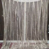 پرده توری شیشه ای