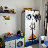 سرویس کامل تخت و کمد و تشک و میز کودک تا نوجوانی|تخت و سرویس خواب|چالوس, |دیوار