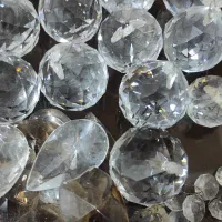 گوی و اشک کریستال|لوستر و چراغ آویز|ری, دولتآباد|دیوار