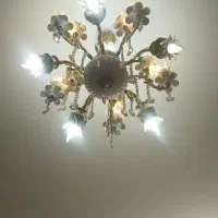 لوستر شکیل برنزو سرامیک|لوستر و چراغ آویز|زنجان, |دیوار