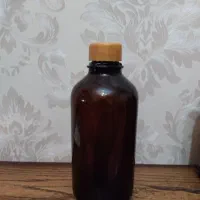 بطری شیشه ای یک لیتری دودی