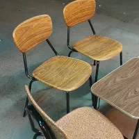 میز و صندلی استخوانی نوستالژی