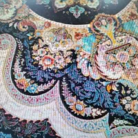 فرش 12 متری شهیاد سرمه ای 700 شانه تراکم 2550