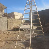 نردبان چوبی باضمانت کلی و جزعی|ابزارآلات|مشهد, پنجتن|دیوار