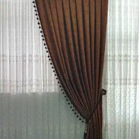 پرده جنس ترک ب همراه والان