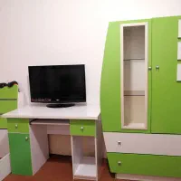 ست تخت وکمد نوجوان ام دی اف|تخت و سرویس خواب|شیراز, گویم|دیوار