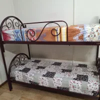 تخت خواب دو طبقه با تشک|تخت و سرویس خواب|زنجان, |دیوار