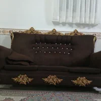 مبل هفتنفرهسلطنتیسالم وسهمیزجلومبلی|مبلمان خانگی و میز عسلی|فریمان, |دیوار