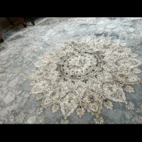 یک تخته فرش ماشینی گل برجسته قیطران ۹متری درحدنو