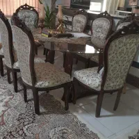 ناهارخوری سلطنتی درحدنوپارچه ترک وچوب راش