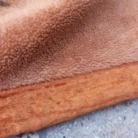 پتو مخملی قهوه ای