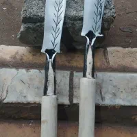 داس سازی(چلنگری)(صیقلی) پسرک آهنگر|ابزارآلات|رشت, لاکان|دیوار