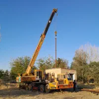 جرثقیل ۳۵تن خدمات رسانی