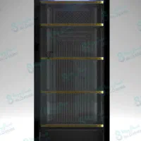 یخچال سوپر مارکتیه هایپ مشکی