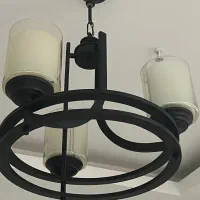 لوستر سه شاخه نونو|لوستر و چراغ آویز|مشهد, صیاد شیرازی|دیوار