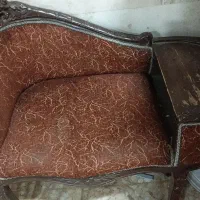 صندلی مبلی و میز تلفن چوبی|میز تلفن|جهرم, |دیوار