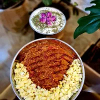 بادمجان سرخ شده و کبابی و محصولات خانگی