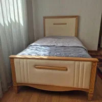 تخت نوجوان و بزرگسال چوب راش از شرکت سمیر چوب
