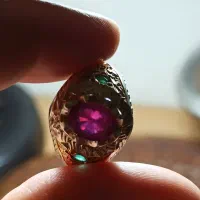 انگشتر یاقوت سرخ تراشیده زیبا|جواهرات|رشت, شهرک صبا|دیوار