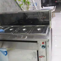 فروش کانتر گرم وگاز صنعتی خطی سه شعله|کافی‌شاپ و رستوران|الوند, |دیوار