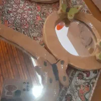 اینه سفالی دستسازه|آینه|تنکابن, |دیوار