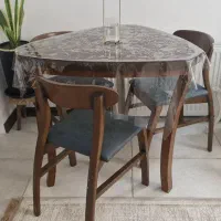 میزناهارخوری 3 نفره سه گوش صندلی مدل اسپانیایی