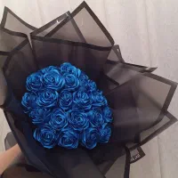 دسته گل روبانی .تابلو موزیکال