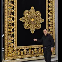 فرش جَزیره طرح آوا کرم ۱۲۰۰شانه۴۰ماه ضمانت|فرش|شیراز, عادل آباد|دیوار
