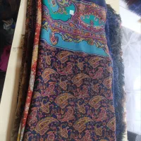 روسری  وارداتی  گیاهی ابریشم ترکیه و پشم ایتالیا|لباس|مهاباد (آذربایجان غربی), |دیوار