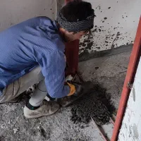 کارگر ساده ساختمانی جاده ورجان