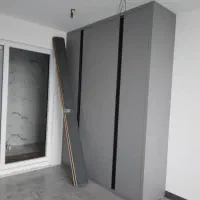 طراحی و اجرای کابینت کمد جاکفشی mdf|جاکفشی، کمد، دراور|نور, |دیوار