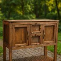 کنسول کافی بار چوبی( مدل نوستالژی )