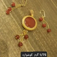 نیم ست ، النگو ، تکپوش ، گوشواره طلا نو|جواهرات|مشهد, زمرد|دیوار