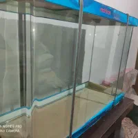 اکواریوم نونو.شیشه خم مقاوم وزخیم ماهیران.سایز 80