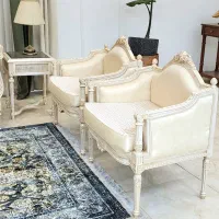 مبل کلاسیک کاجی کویین فرانسوی خاطره گلایول کد۸۴|مبلمان خانگی و میز عسلی|تهران, یافتآباد|دیوار