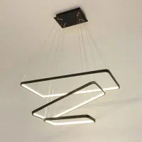 لوستر سقفی مستطیلی سه طبقه ای|لوستر و چراغ آویز|تهران, چیتگر شمالی|دیوار