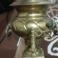 سماور ذغالی برنجی قدیمی