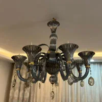 اینه دکوراتیو ۲تافرشته و۲ عدد لوستر