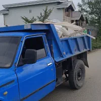 جا ب جایی مخلوط نخاله شن ماسه خاک کود بیس|خدمات حمل و نقل|چالوس, |دیوار