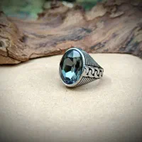 انگشتر مردانه استیل