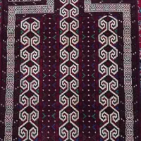 قالیچه دست بافت (جانمازی) ترکمنی