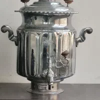 سماور برنجی فقط سری سماور سنگین برادران حسینی