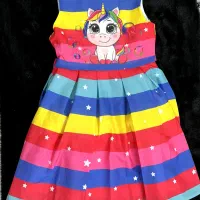 لباس مجلسی رنگین کمان یونی کورن