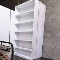 قفسه فروشگاهی مدل نمایشگاهی صنایع چوب و فلز حنفی|کتابخانه، شلف، قفسه‌های دیواری|قم, نیروگاه|دیوار