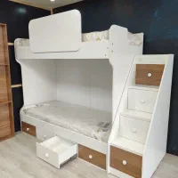 تخت 2طبقه پله ایی شرکتی